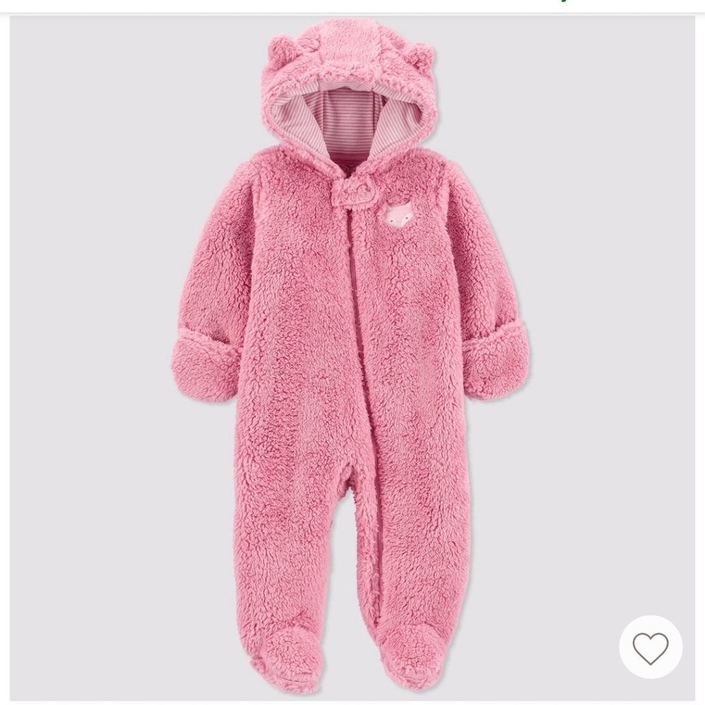 Carter's Baby Girls' Fox Pram Jacket - Just For You